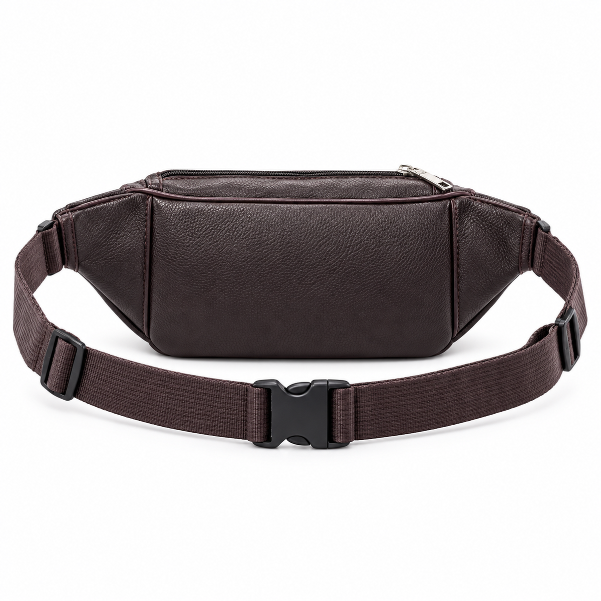 Dark Brown Multi Pocket Waist Bag