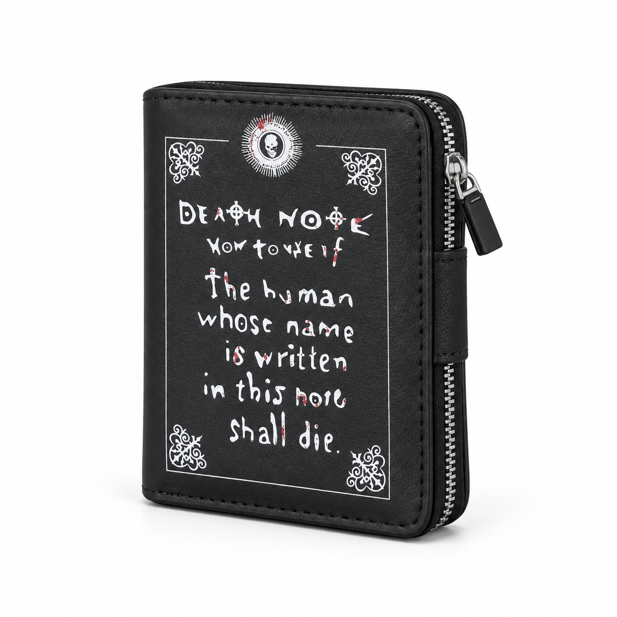 Black Death Note Book Style Wallet-3