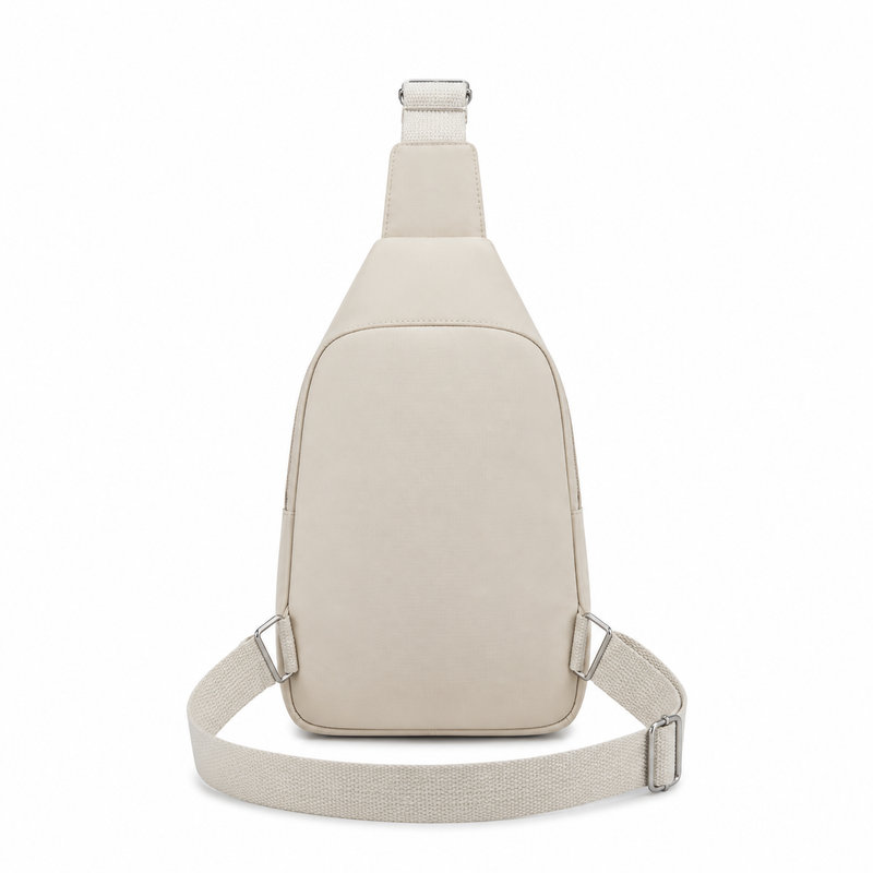 Ivory Everyday Sling Crossbody Zipper Bag-4