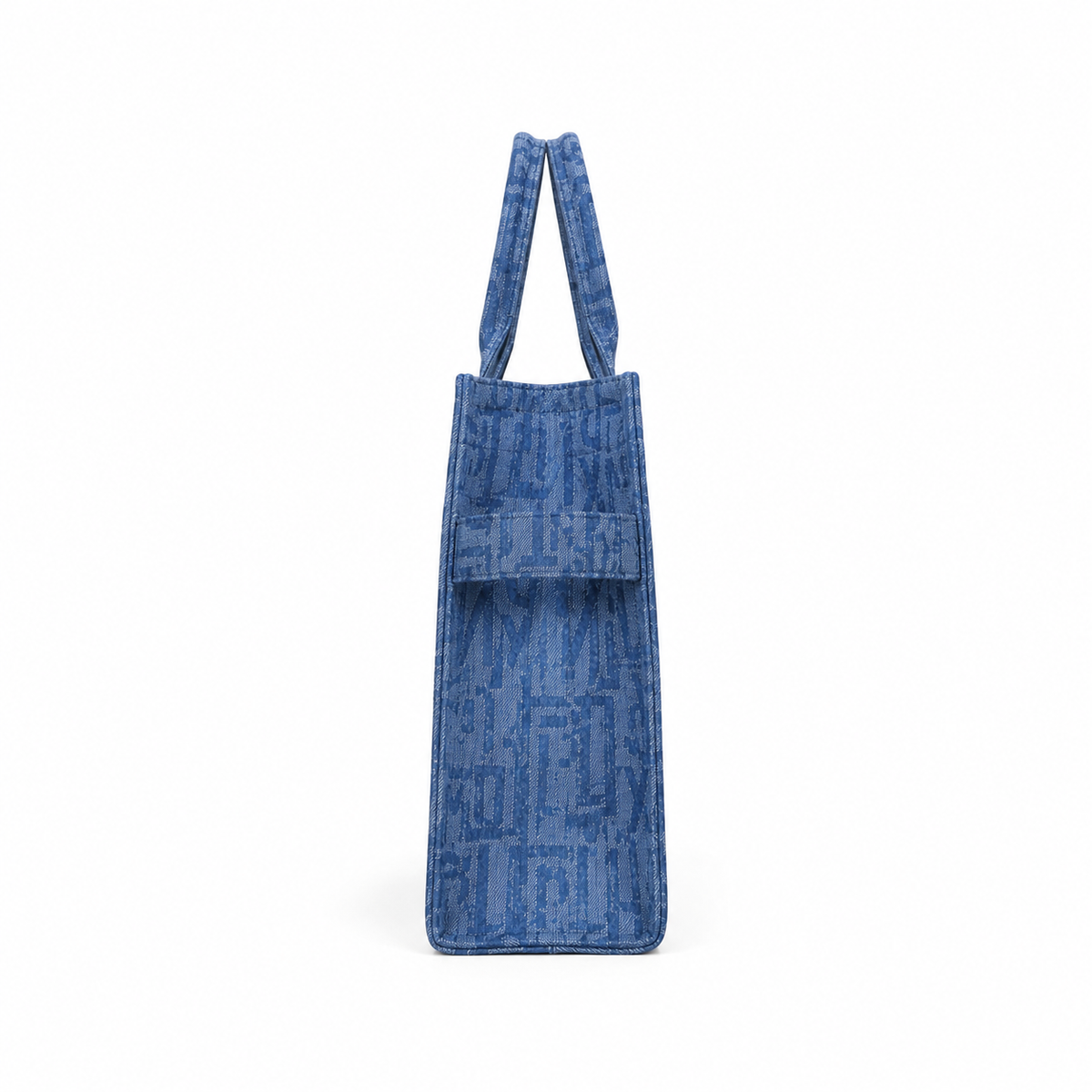 Blue Denim Pattern Tote Bag-2