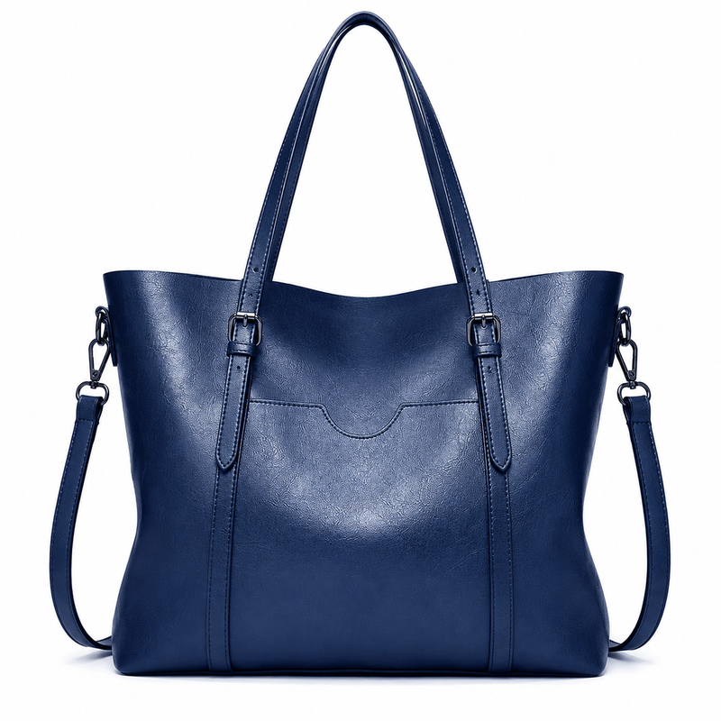 Women’s Large Navy Blue Tote Bag-4