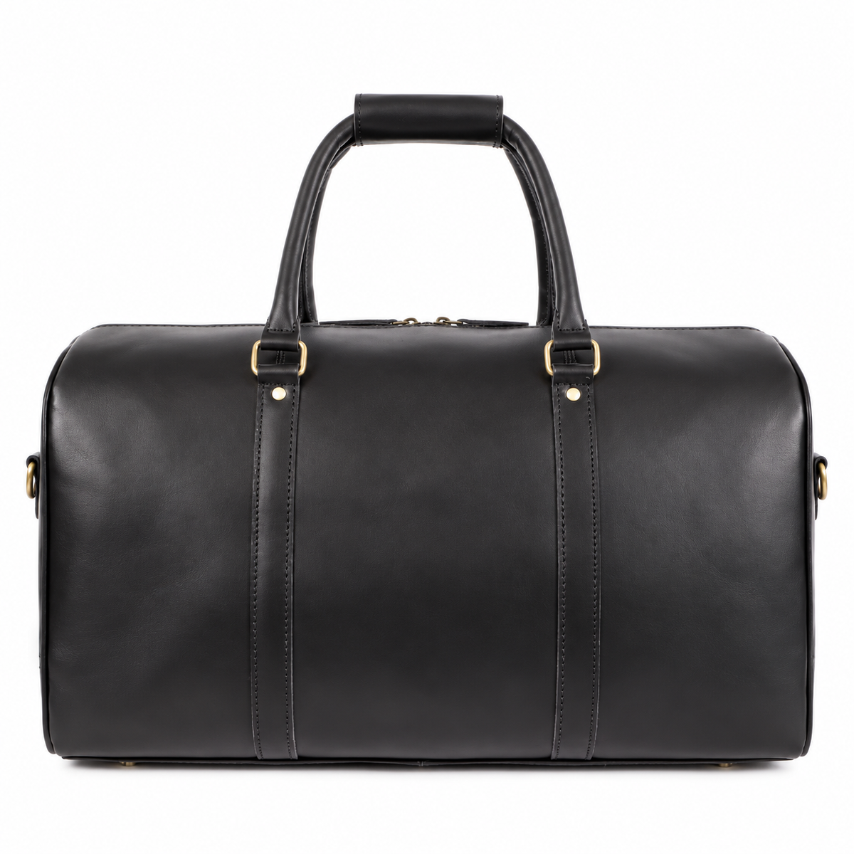 Classic Black Overnight Duffel Travel Bag-2