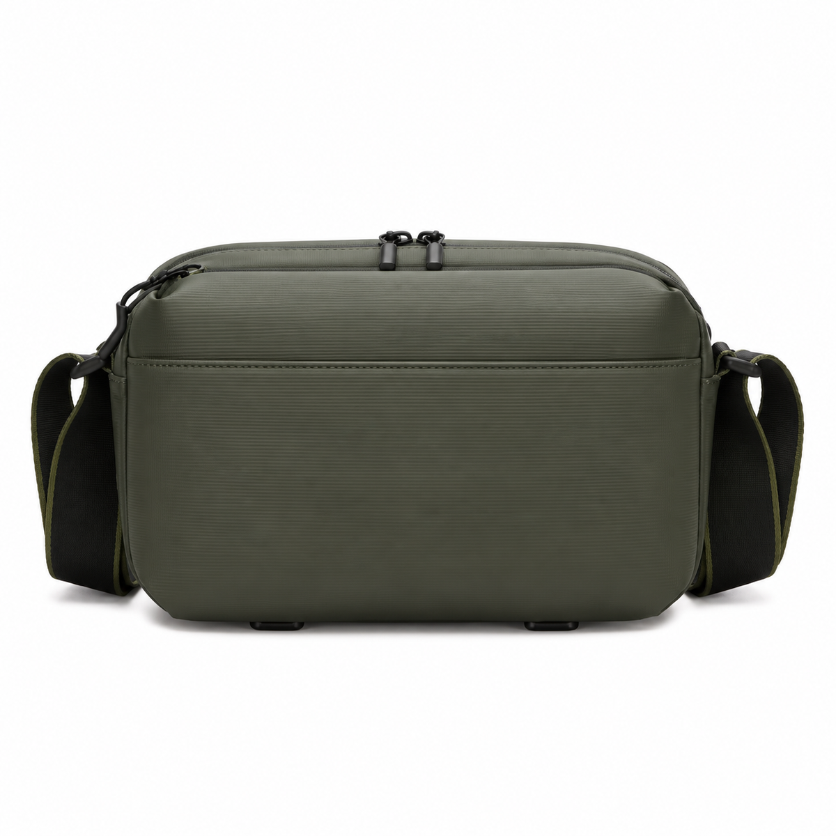 Olive Green Compact Crossbody Camera Bag-2