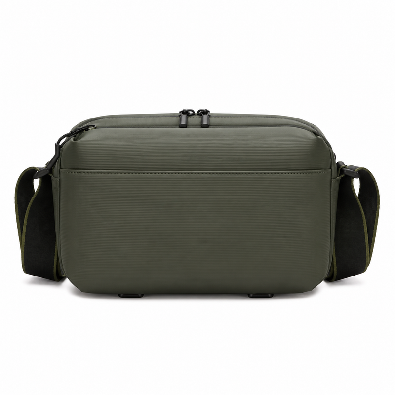 Olive Green Compact Crossbody Camera Bag-2