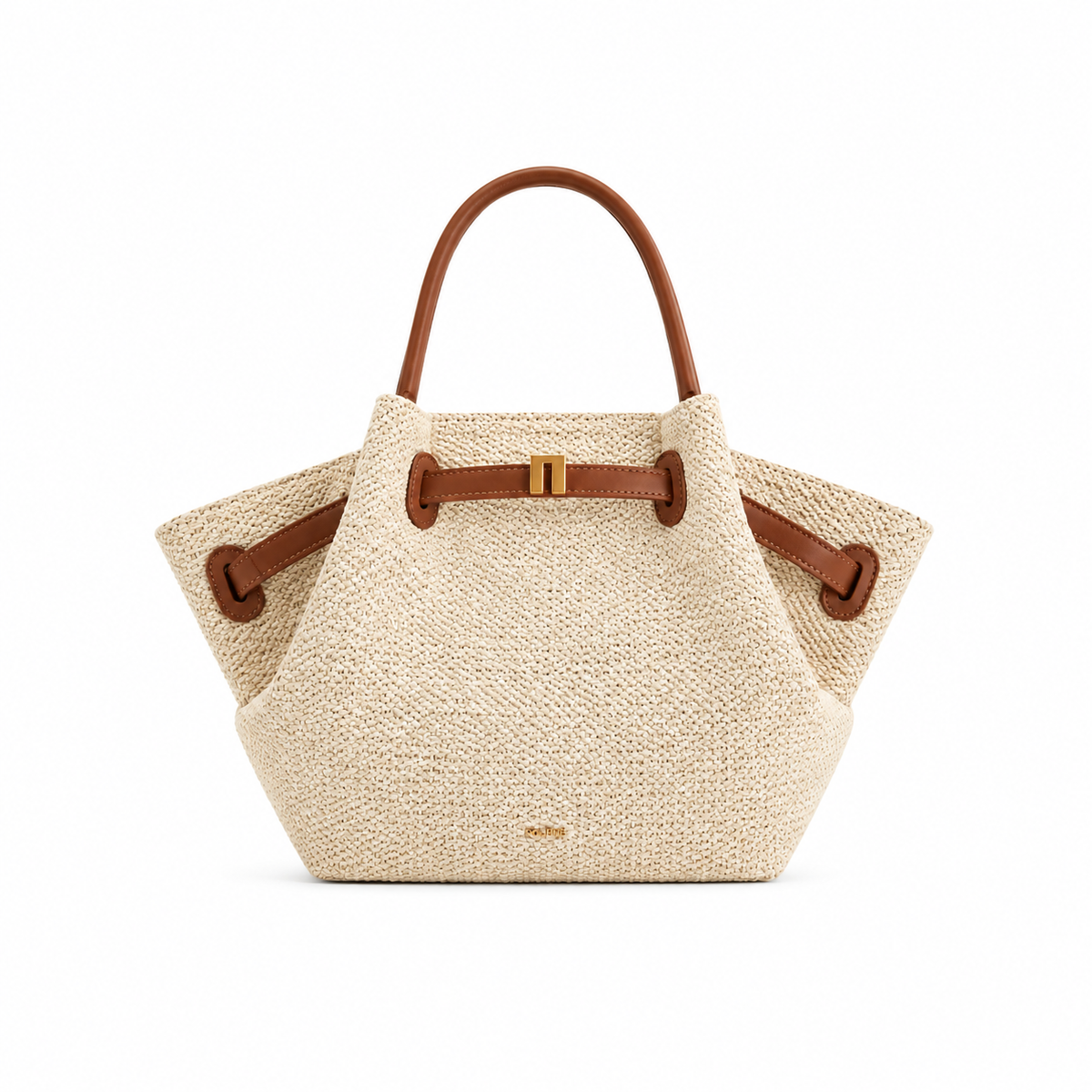 Women’s Woven Raffia Casual Hand Bag-3