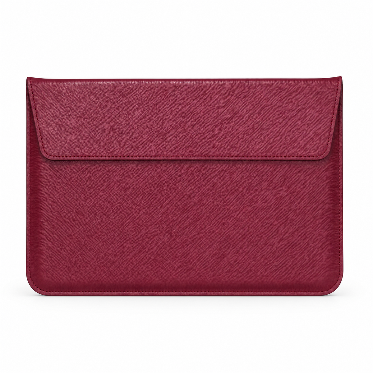 Burgundy Leather Laptop Bag Envelope Style-3