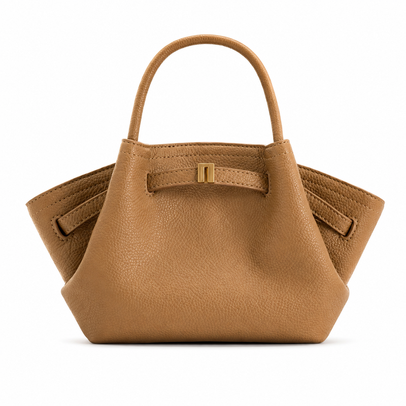 Women’s Structured Winged Tote Handbag with Top Handle-1