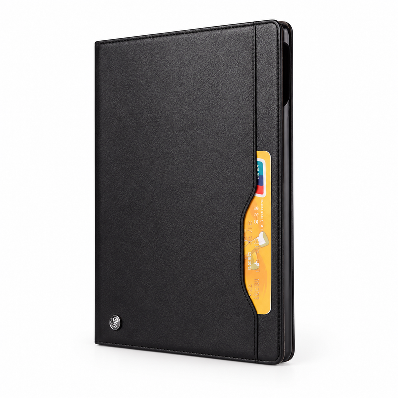 Black Tablet Folio Case With Stand-3