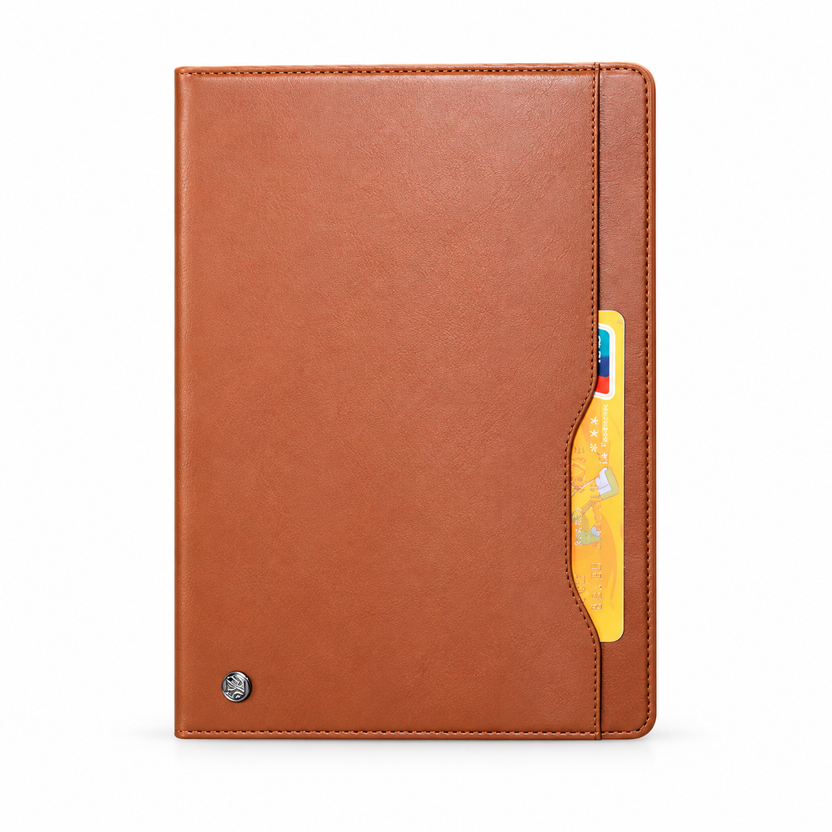 Brown Tablet Folio Case With Stand-4