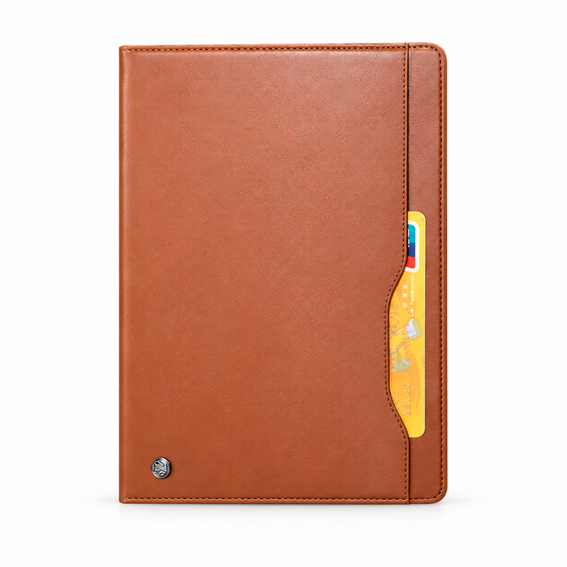 Brown Tablet Folio Case With Stand-4