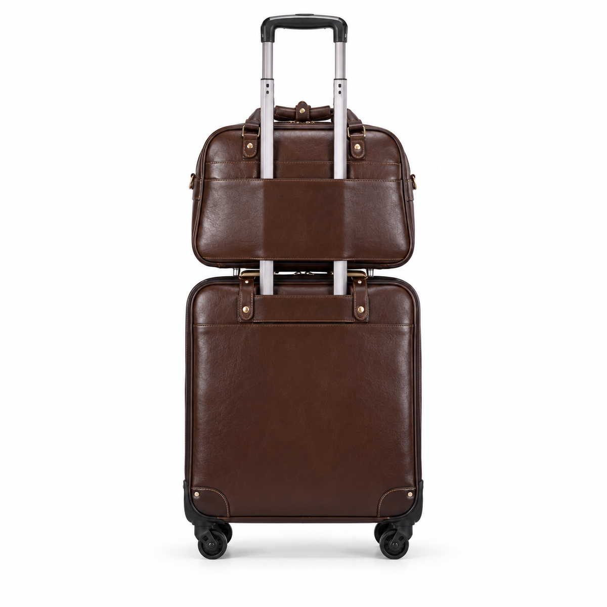 Classic Brown Two Piece Travel Set-2