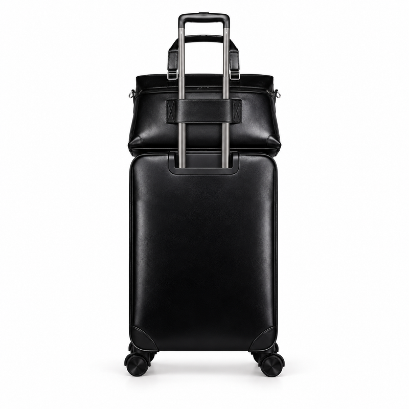 Black Executive Trolley And Bag Set-2