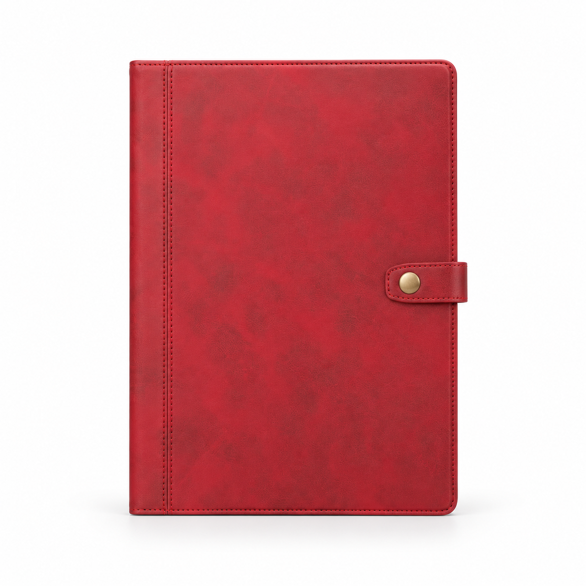 Red Tablet Folio With Snap Closure-2
