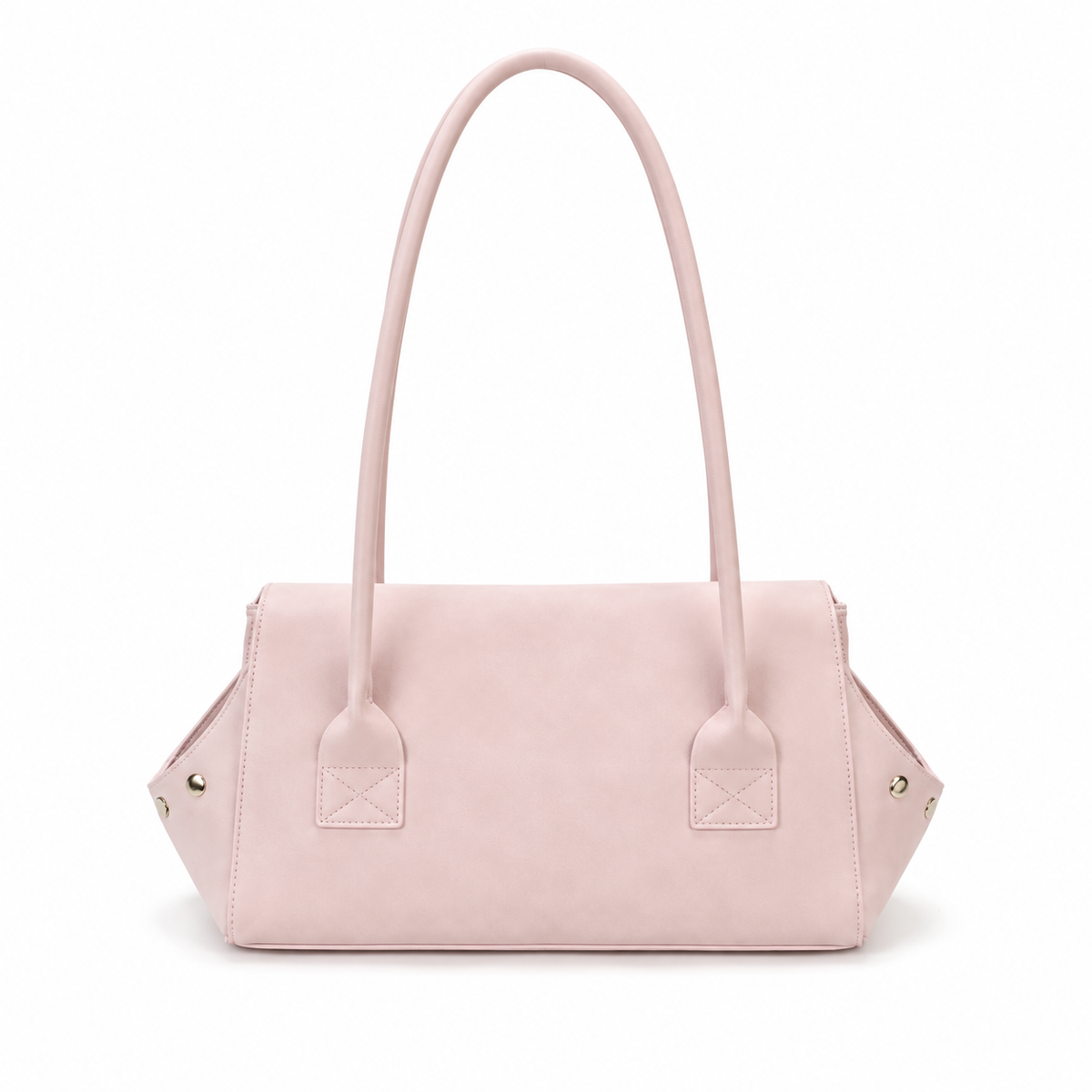 Blush Pink Star Studded Shoulder Handbag-2