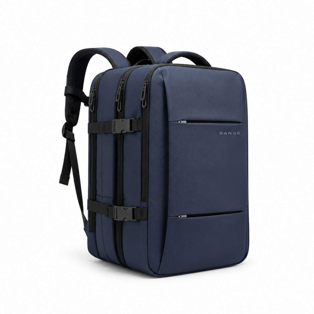 Navy Blue Multi Compartment Camera Backpack-1