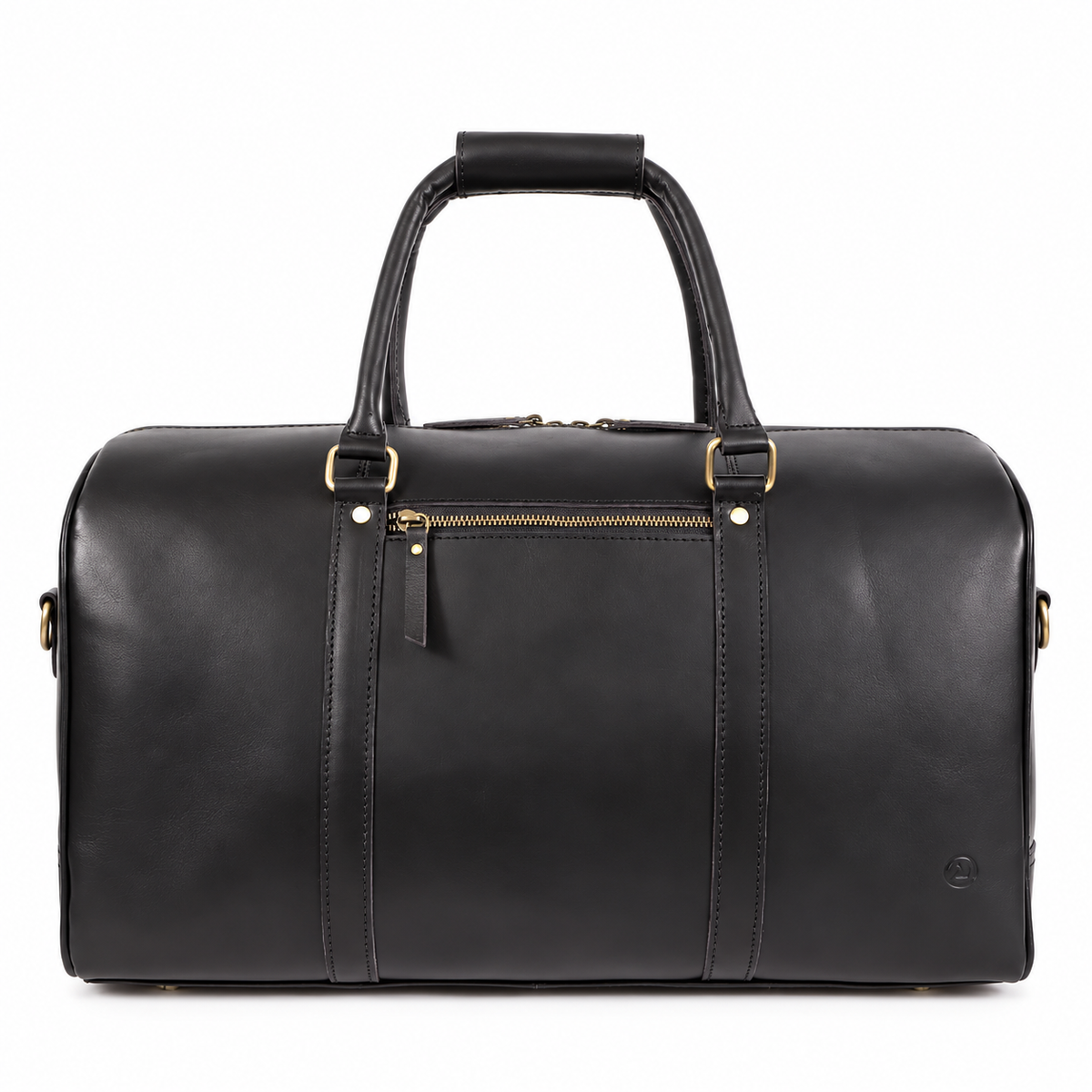 Classic Black Overnight Duffel Travel Bag-4