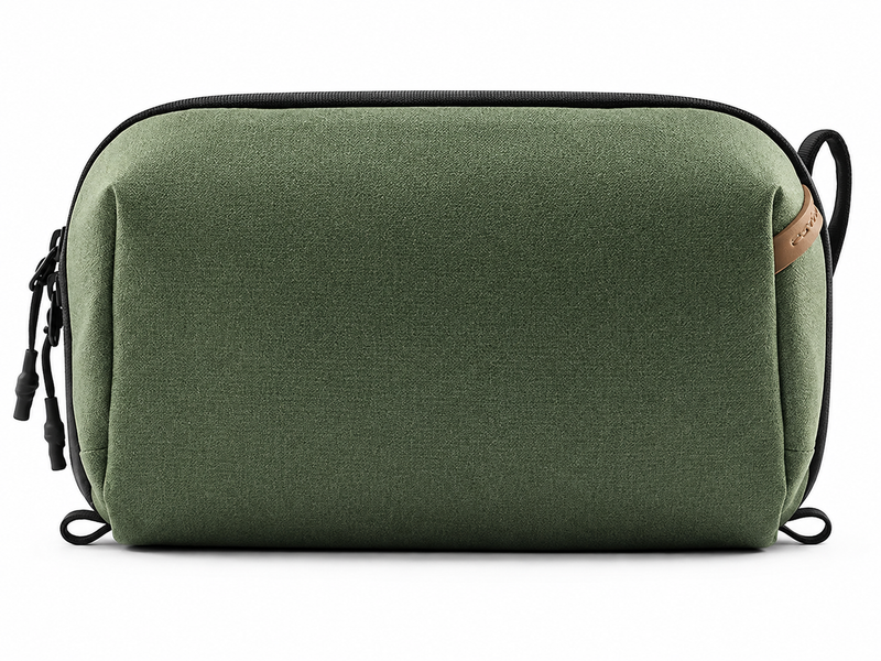 Olive Green Multi-Purpose Travel Organizer Pouch-1