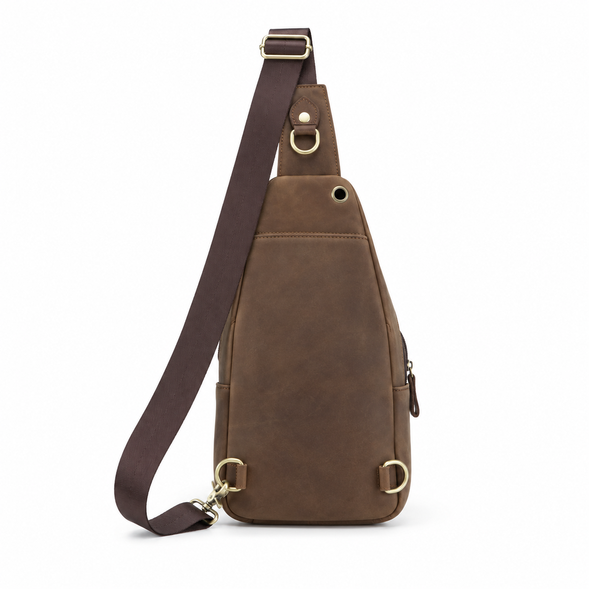 Vintage Coffee Adjustable Crossbody Sling Bag-3
