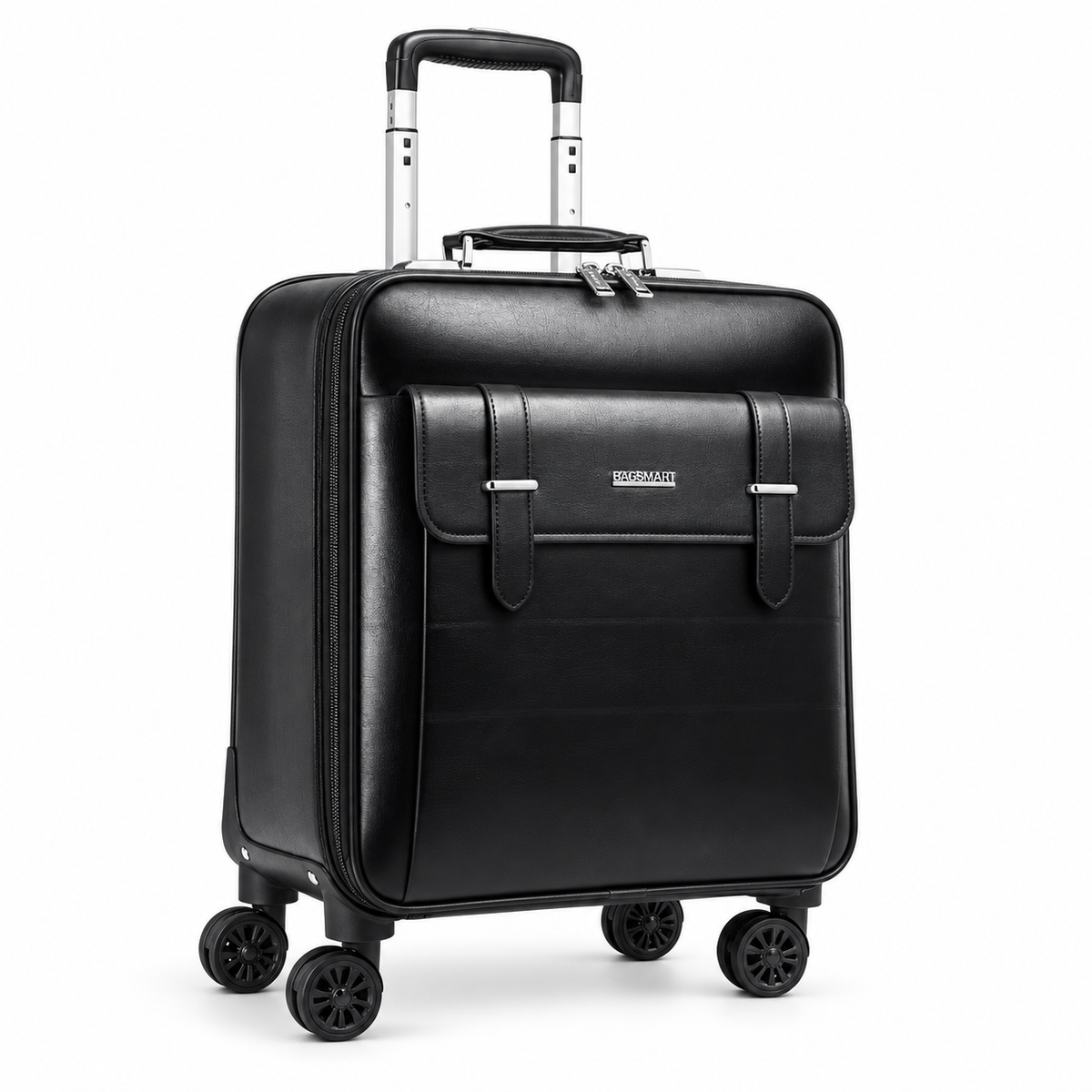 Black Executive Spinner Trolley Travel Bag-1