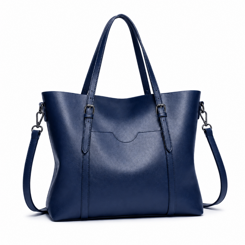 Women’s Large Navy Blue Tote Bag-1