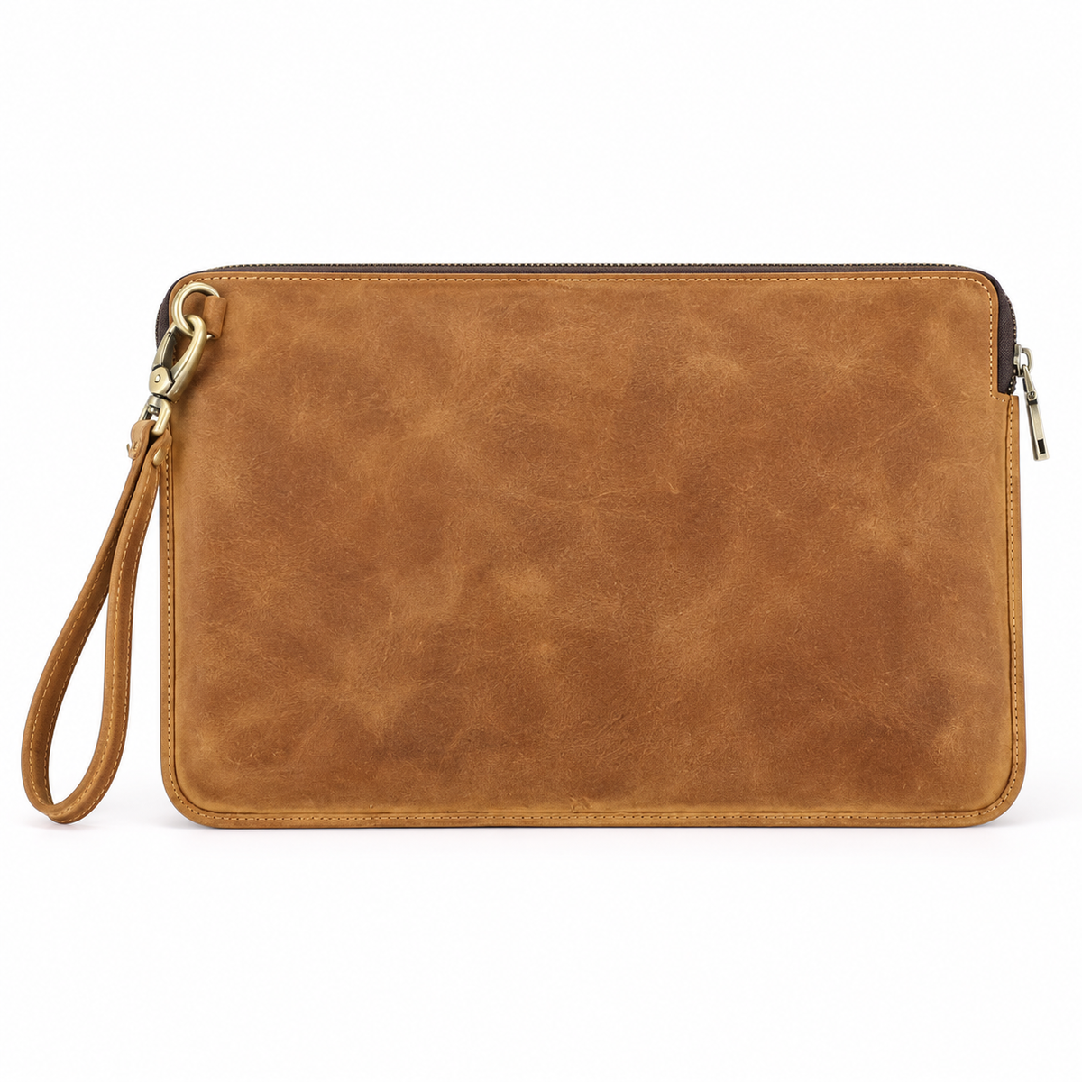 Vintage Brown Leather MacBook Sleeve Case