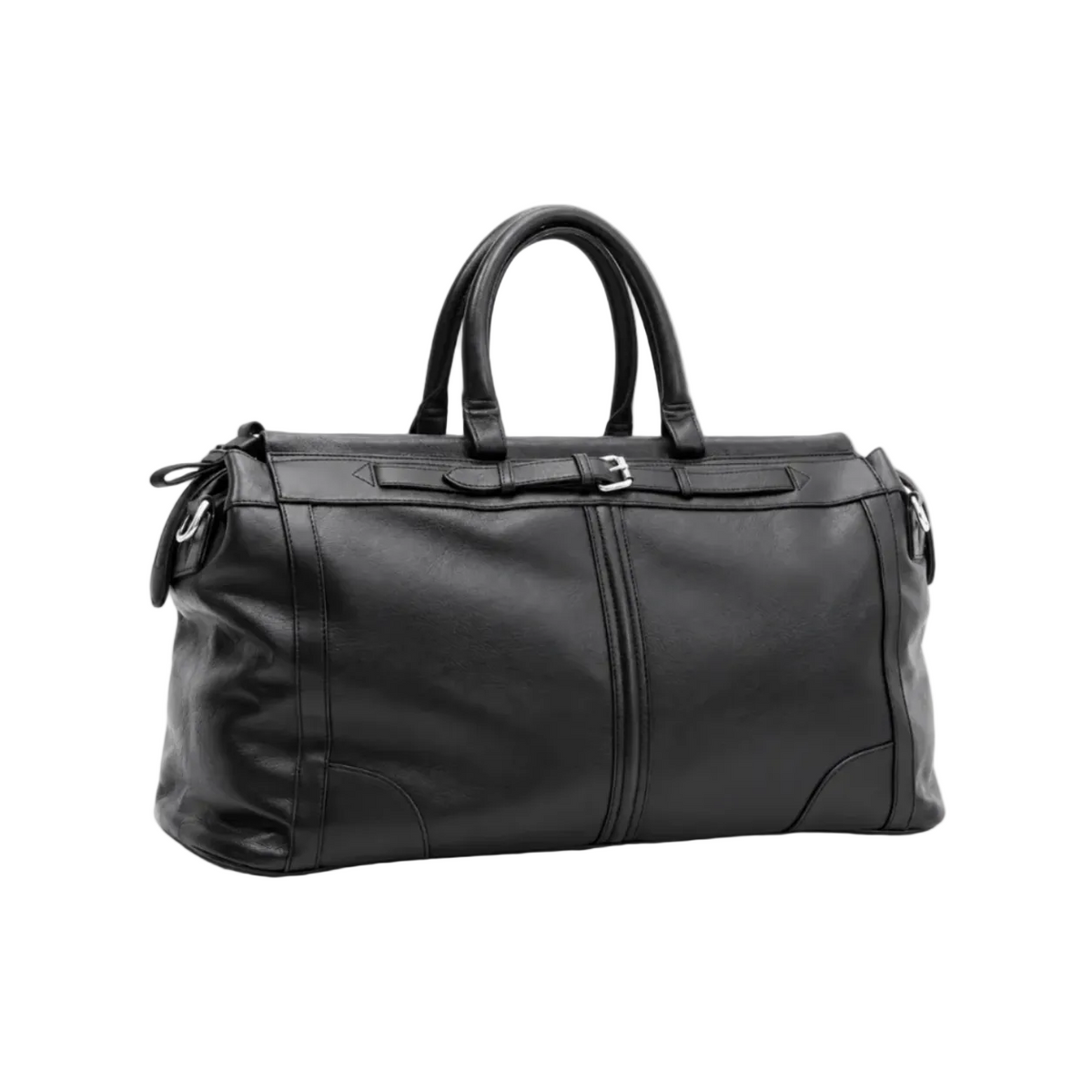 Classic Black Overnight Bag With Handles