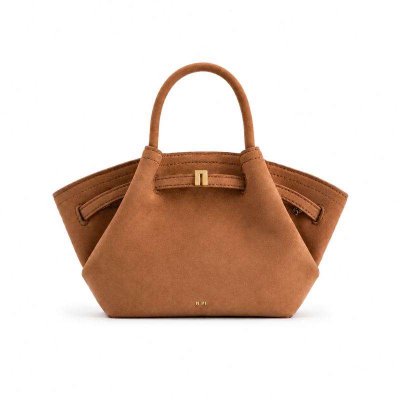 Women’s Suede Winged Top-Handle Handbag-3