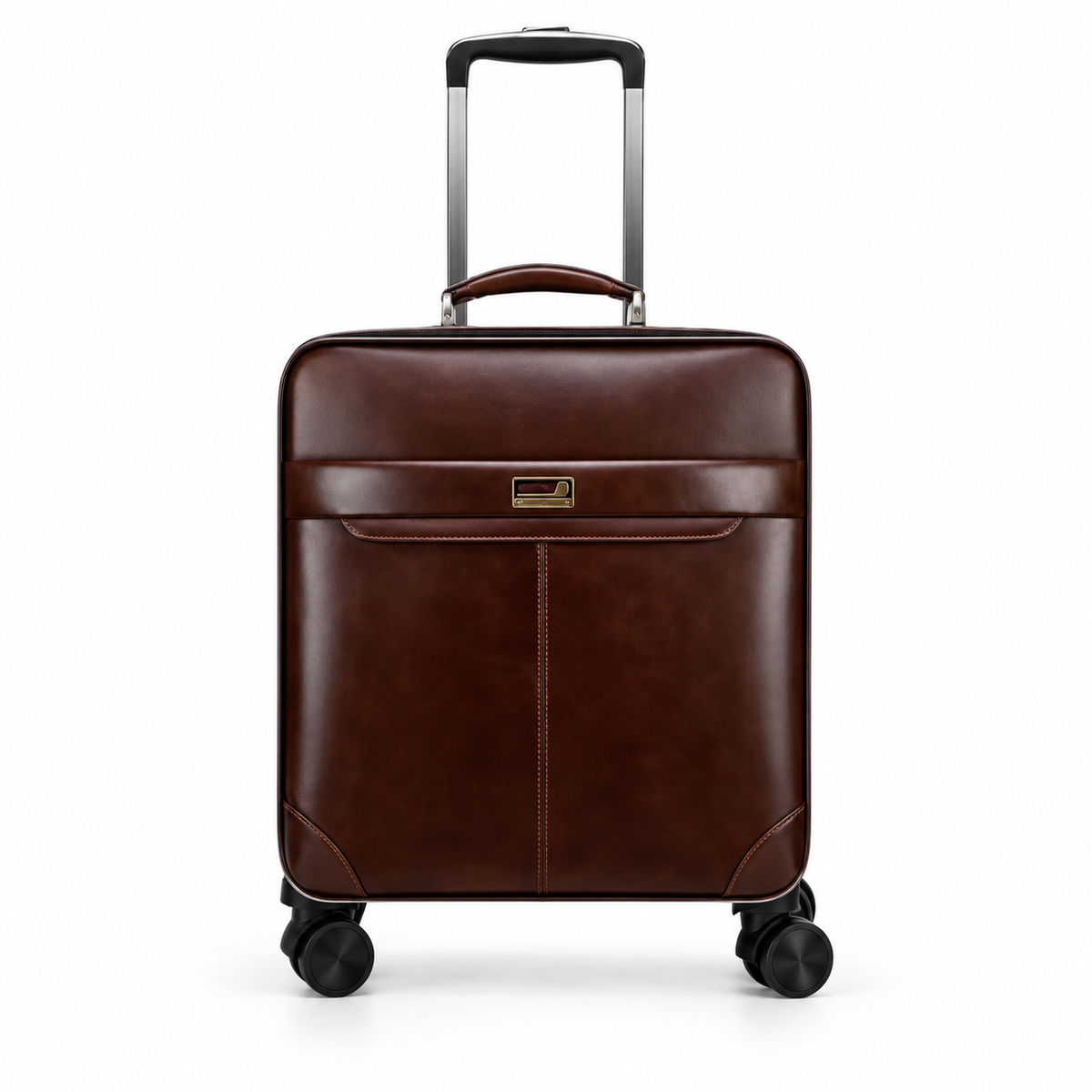 Classic Coffee Rolling Suitcase With Handle-3