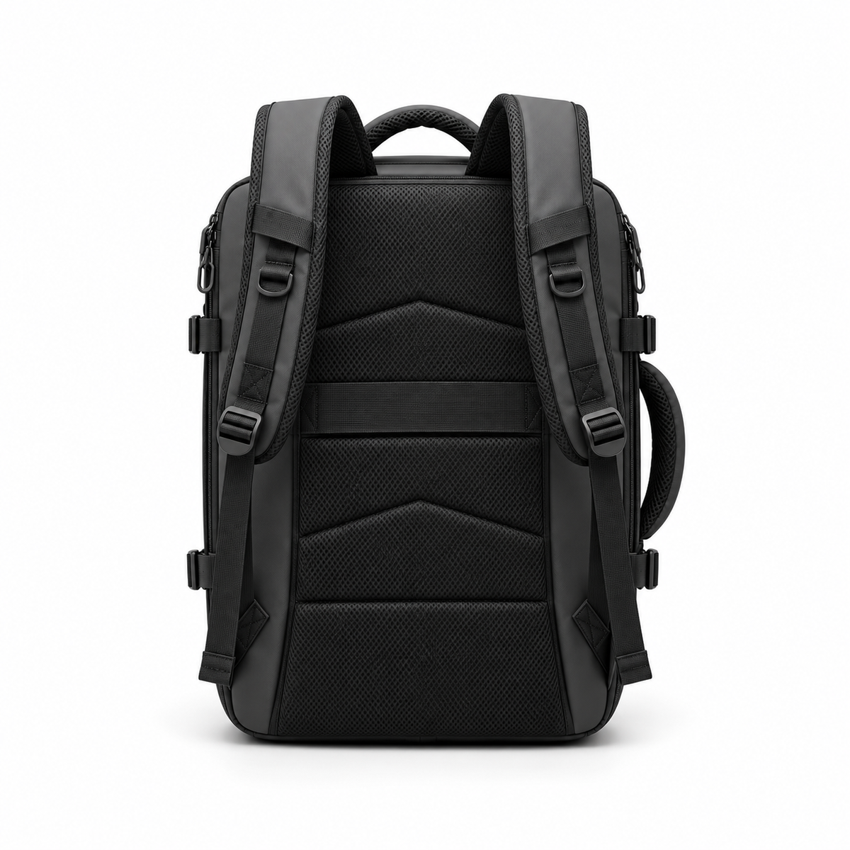 Grey Multi Compartment Travel Camera Backpack-2