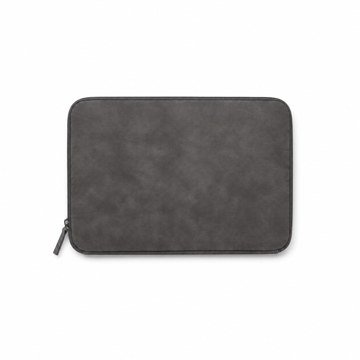 Slim Dark Grey Zippered Laptop Sleeve-2