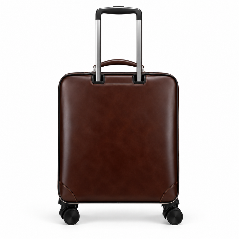 Classic Coffee Rolling Suitcase With Handle-2