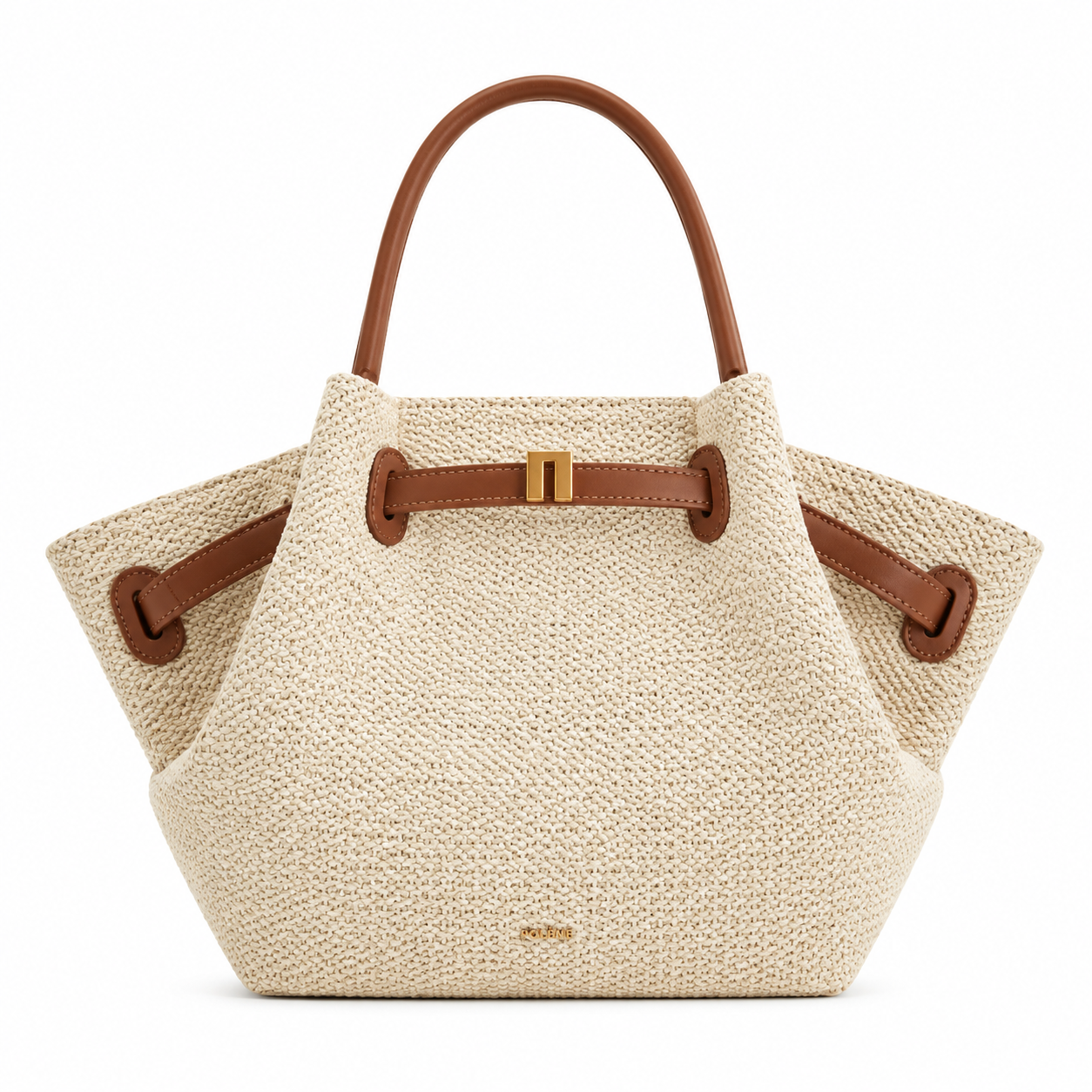 Women’s Woven Raffia Tote Bag-1