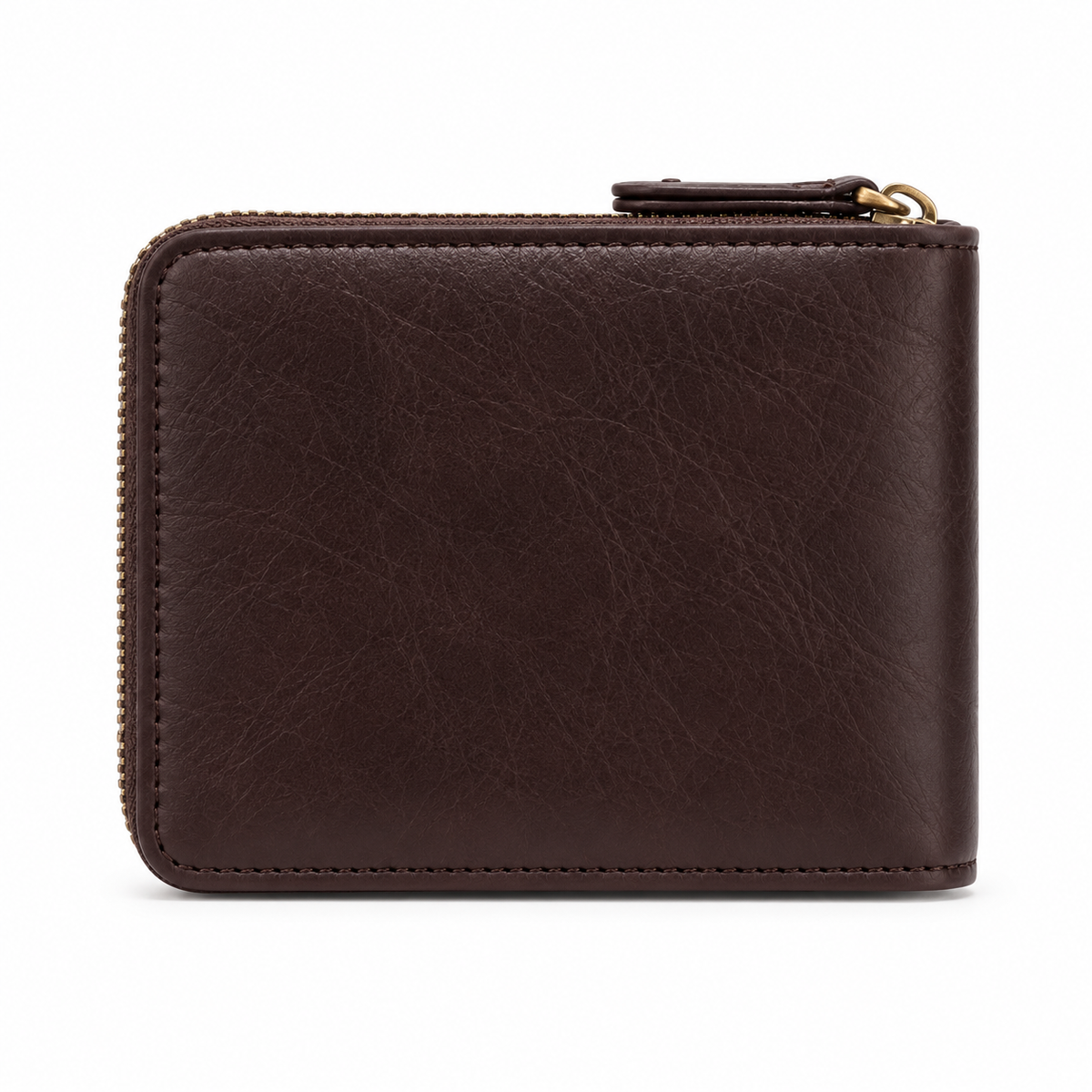 Dark Brown Wallet With Star Emblem-2
