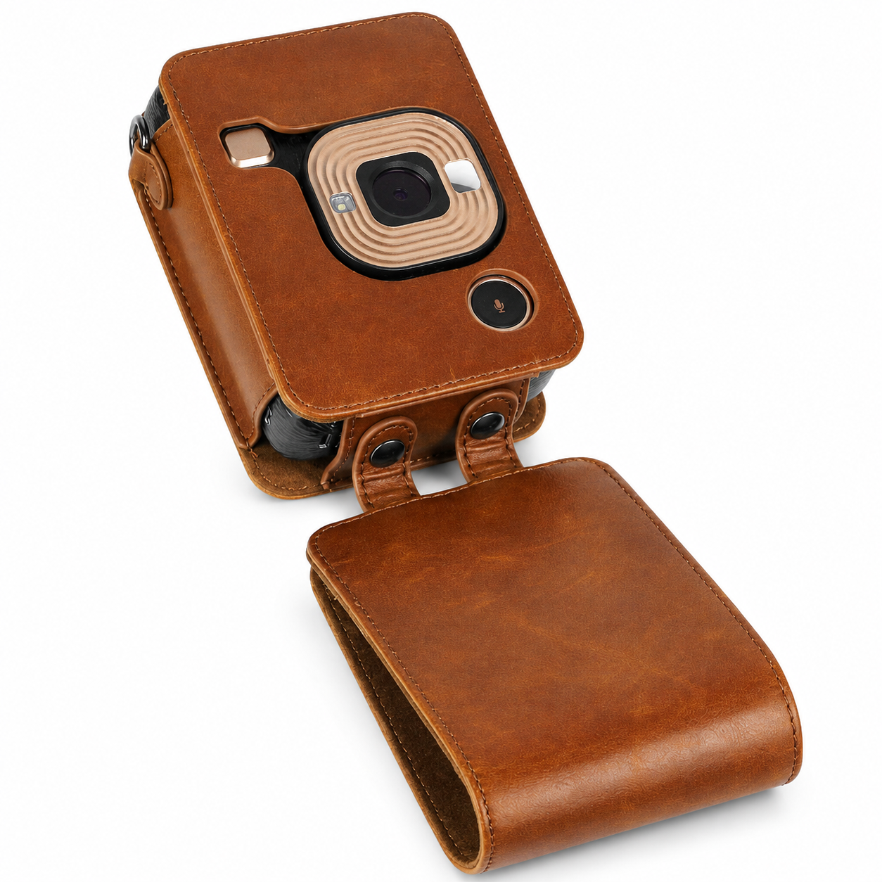 Leather Protective Camera Case for FUJIFILM Instax Mini LiPlay Hybrid Instant Camera-2