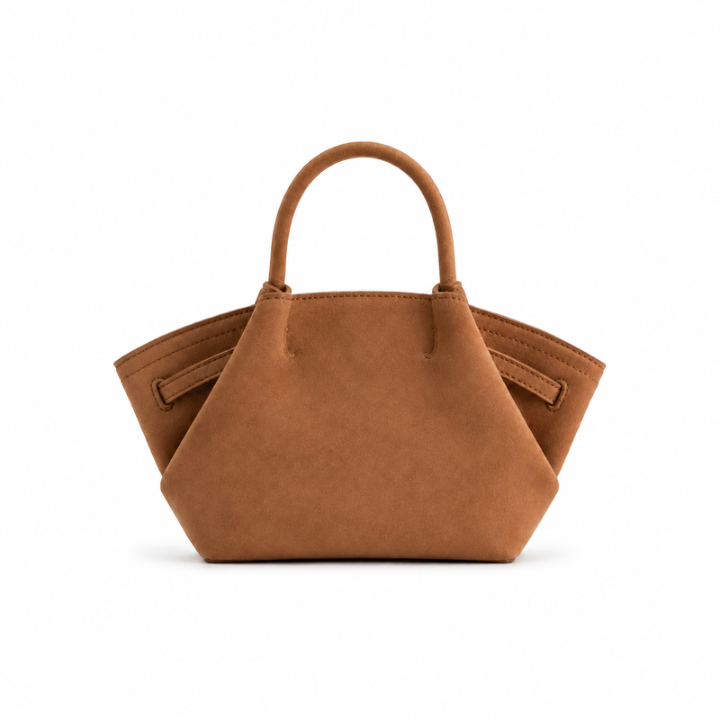 Women’s Suede Winged Top-Handle Handbag-4
