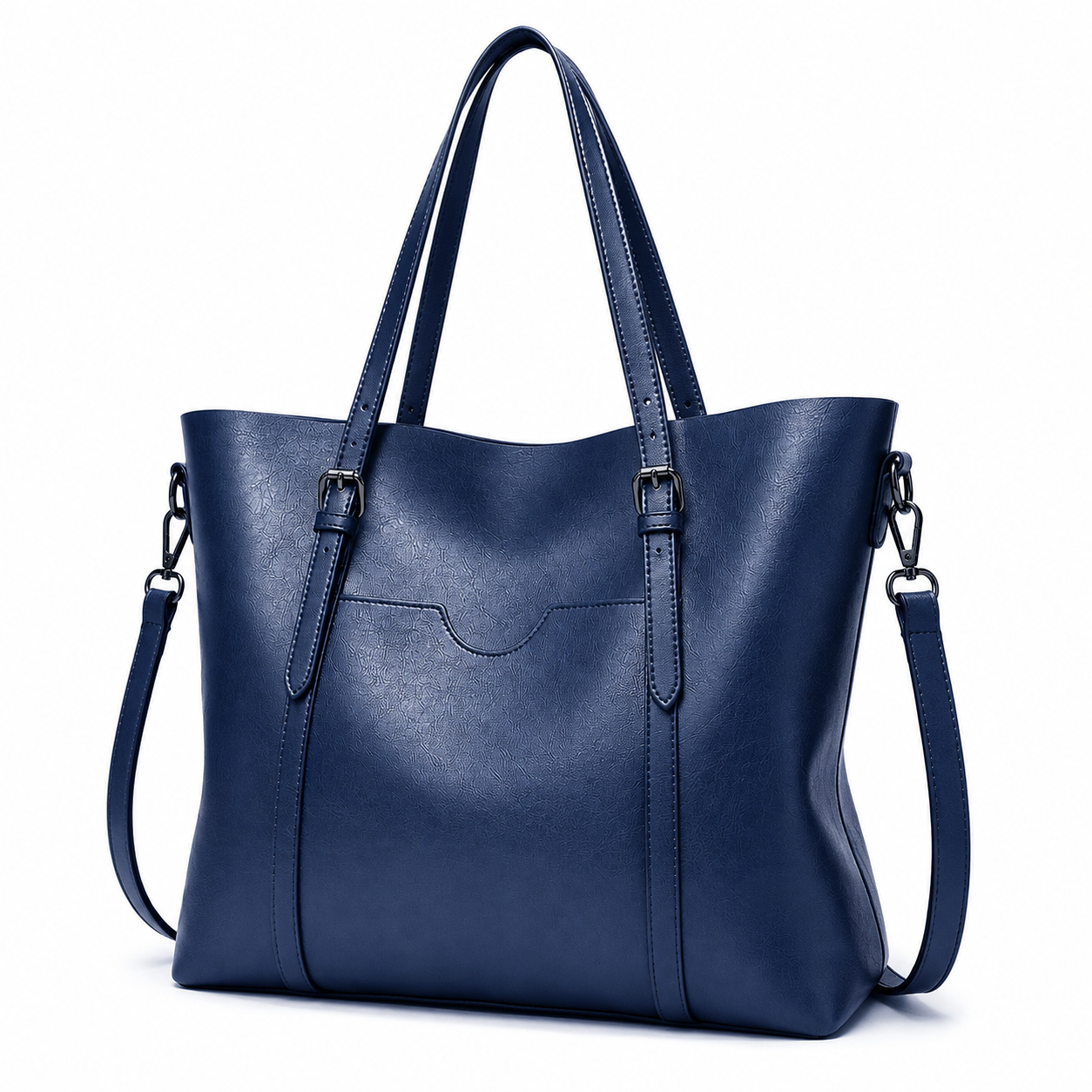 Women’s Large Navy Blue Tote Bag-3