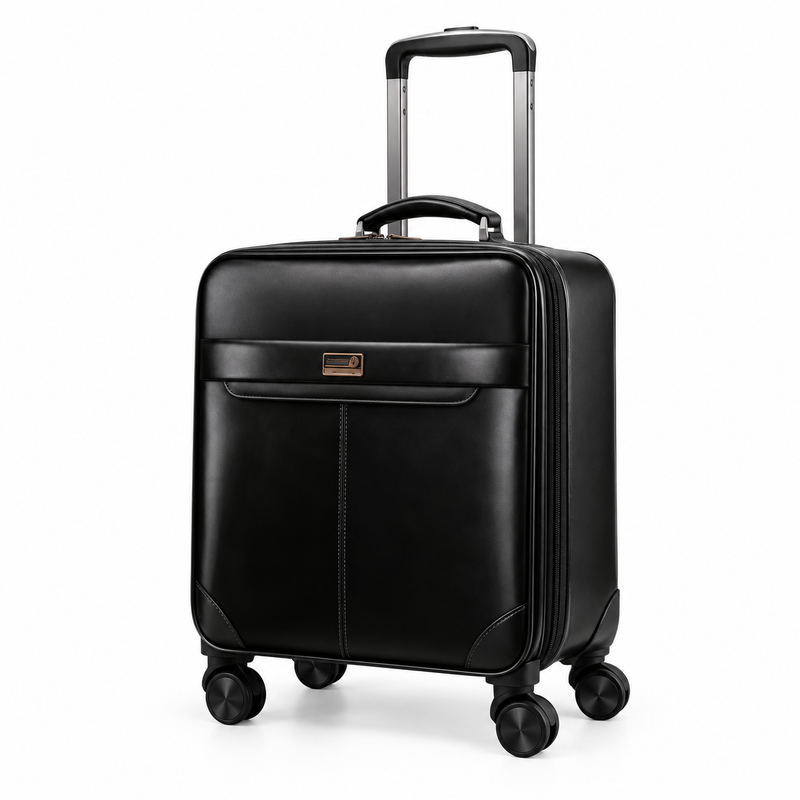 Classic Black Business Travel Trolley Bag-4