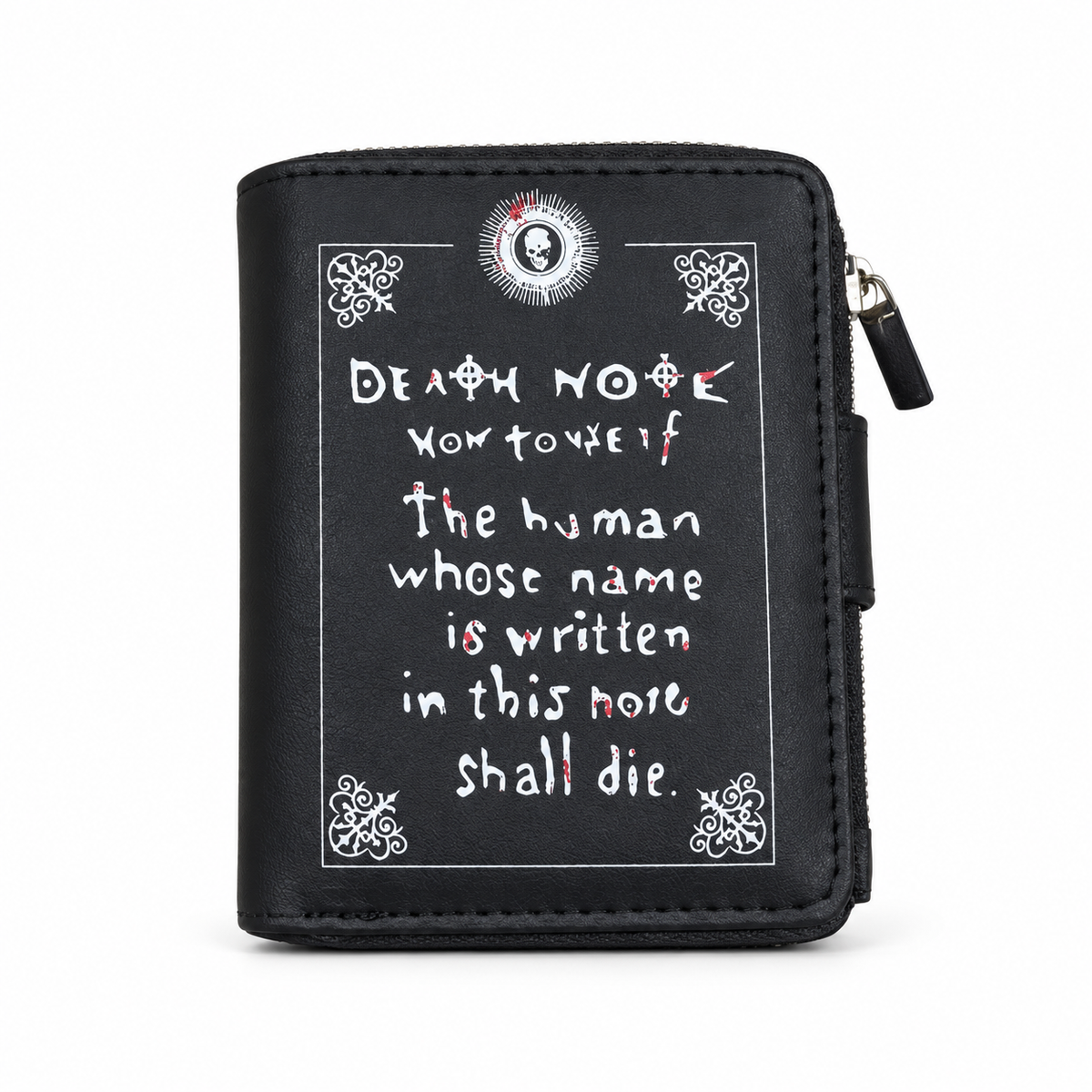 Black Death Note Book Style Wallet-4