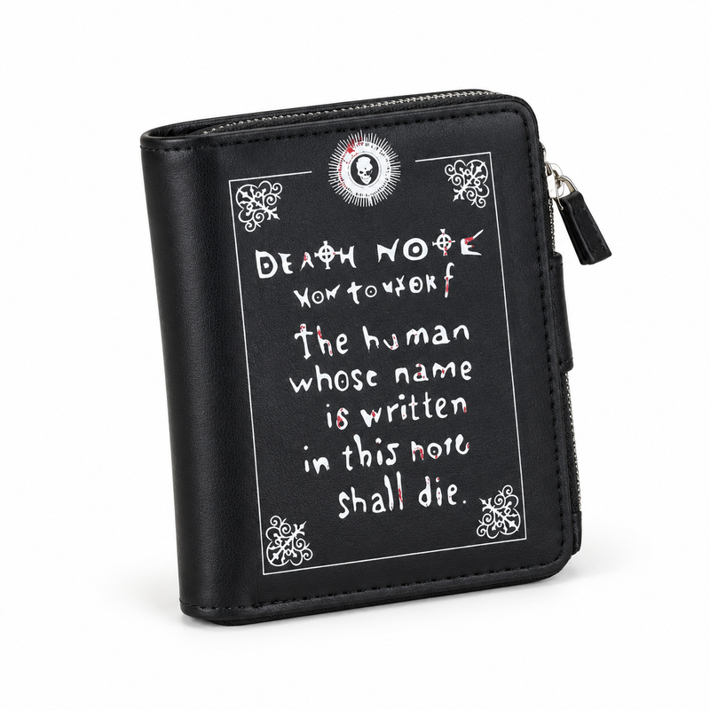 Black Death Note Book Style Wallet-1
