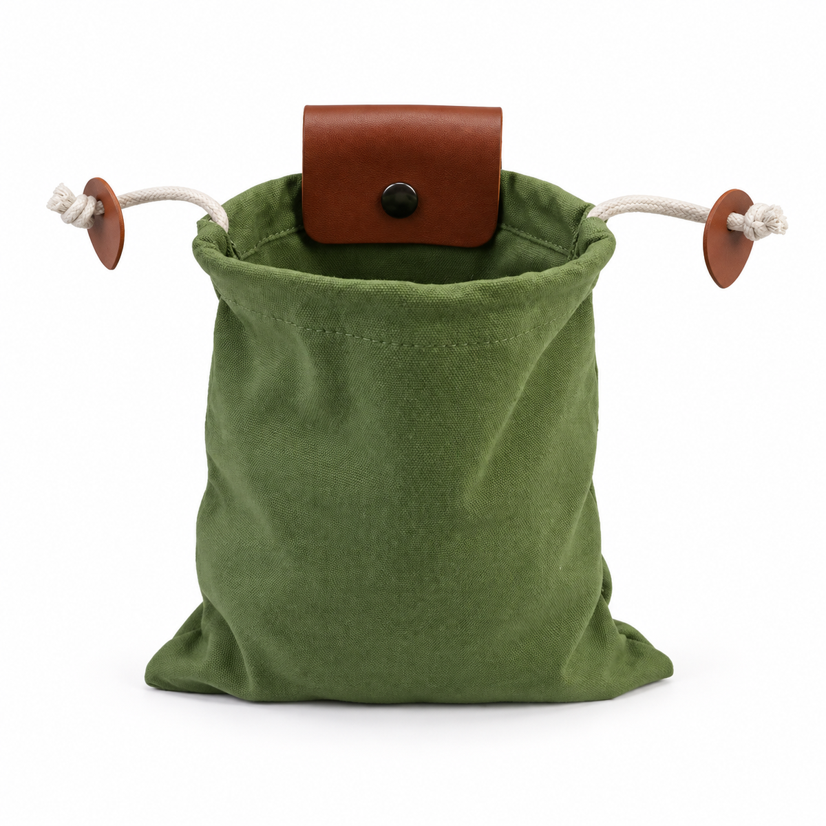 Olive Green Waist Belt Attachment Pouch-4
