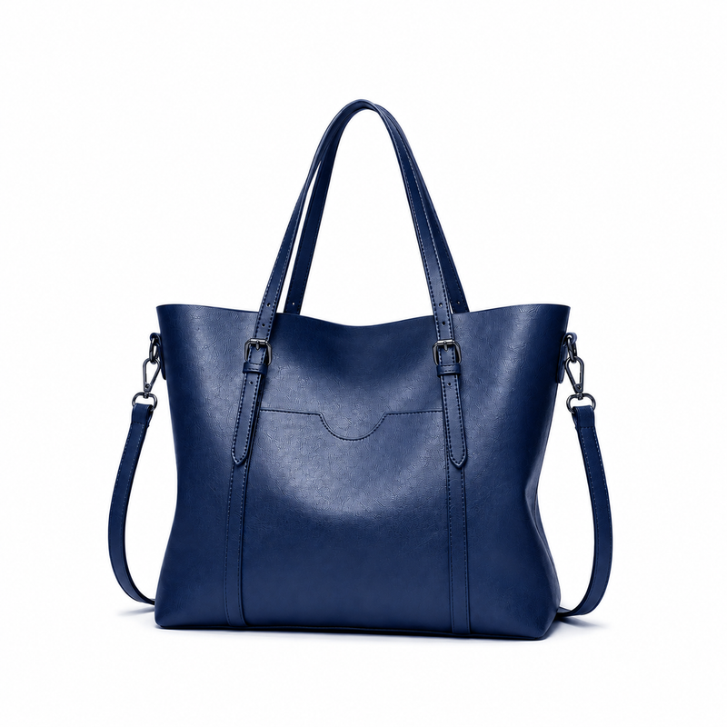 Women’s Large Navy Blue Tote Bag-2