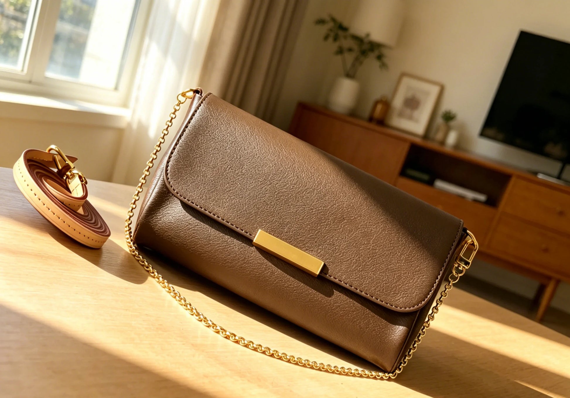 2026 Size: 28X15X4 cm no box New Model Versatile and Fashionable Real Leather Bag - Durable,High-Quality and Affordable-1