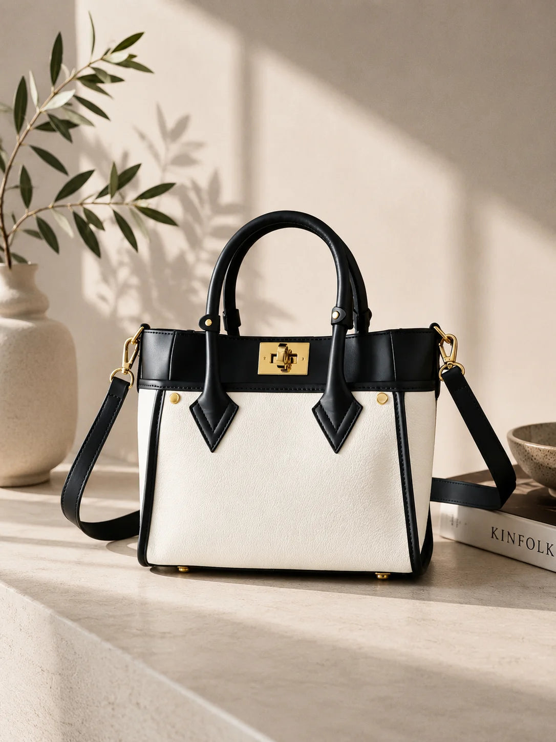 Famous Luxury Designers Bag 28X30X18CM Pu Leather Bag Women'S Bag Large Capacity Portable Tote Handbag Without Box-1