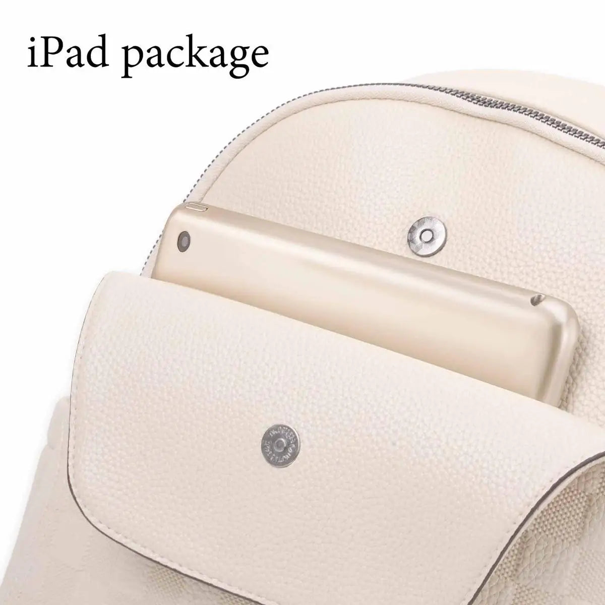 Women Leather Backpack Purse, Checkered Embossed Faux Leather Mini Backpack with Brown Contrast Trim, Convertible Shoulder Handb-4