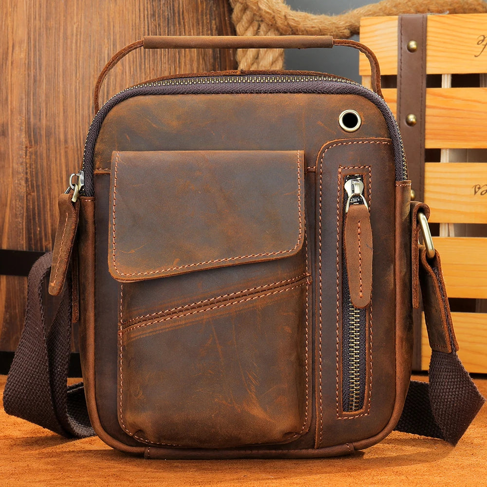 WESTAL Crazy Horse Leather Shoulder Bags for Men Crossbody Bags Purse My Order USB Charging Messenger Bags Leather Handbags Man-27