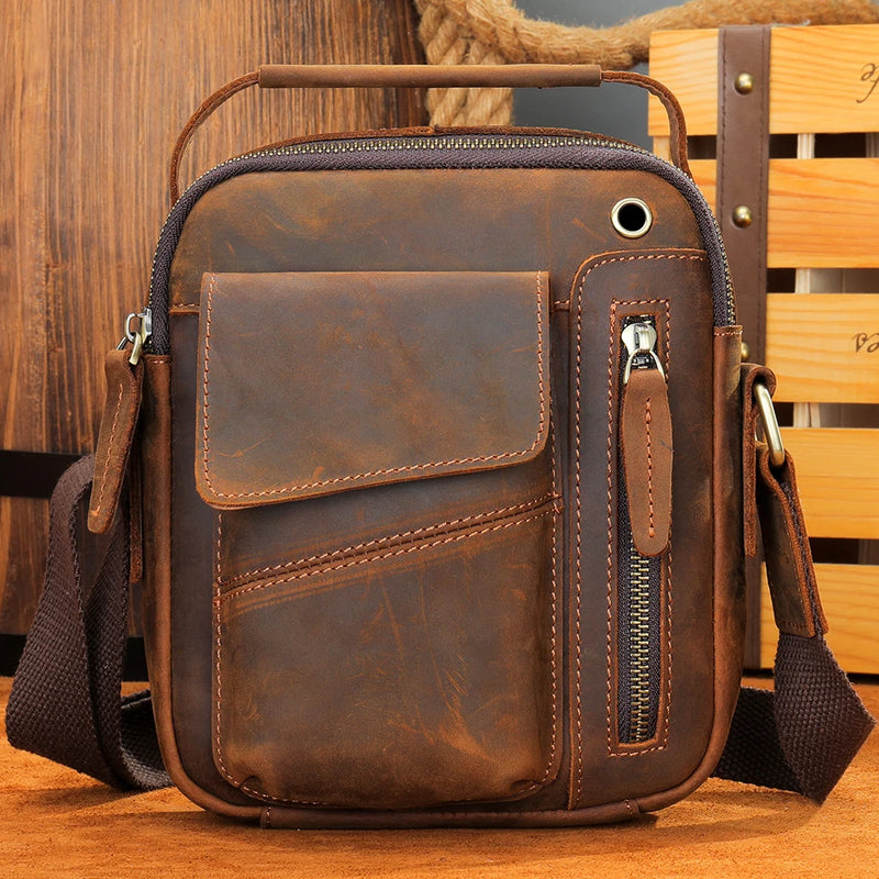 WESTAL Crazy Horse Leather Shoulder Bags for Men Crossbody Bags Purse My Order USB Charging Messenger Bags Leather Handbags Man-27