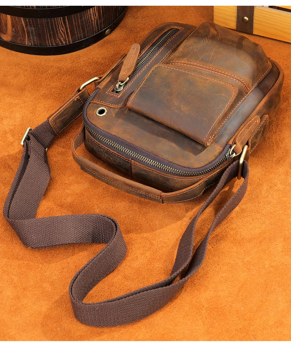 WESTAL Crazy Horse Leather Shoulder Bags for Men Crossbody Bags Purse My Order USB Charging Messenger Bags Leather Handbags Man-16