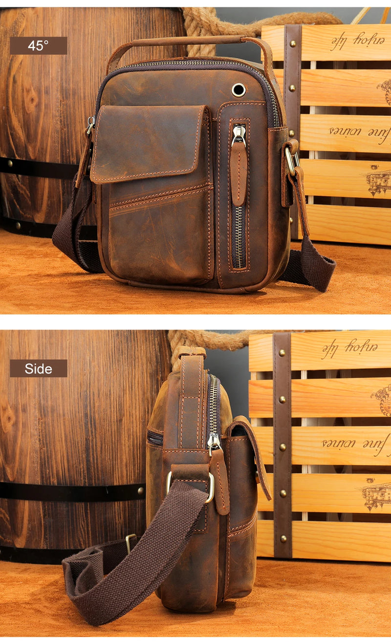 WESTAL Crazy Horse Leather Shoulder Bags for Men Crossbody Bags Purse My Order USB Charging Messenger Bags Leather Handbags Man-18