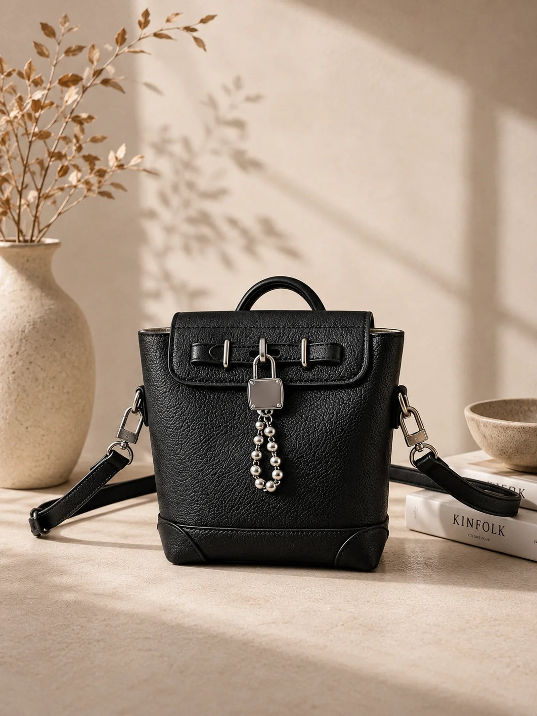 Famous Luxury Designers Bag 16.5X20X8.5CM Women's Bag PU Leather Bag Portable Travel Backpack Without Box-1