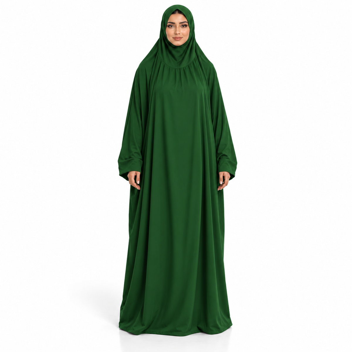 Elegant Green Women's Full Length Jilbab